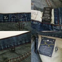 LRG Embellished GRAPHIC Patches Hip Hop Jeans Blue Denim Mens 38 40x32 Mountains