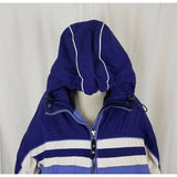Nordica Genesis Composite Technology Parka Coat Winter Ski Jacket Womens 8 Blue
