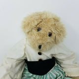 Vintage Teddy Bear Miss Sultan Dress Hand Bell Stuffed Plush Doll Jointed 20"