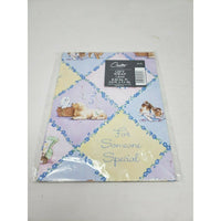 Carlton Cards For Someone Special Dogs Cats Gift Wrap Wrapping Paper Vintage USA