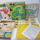 Comptons Pictured Encyclopedia Animal Lore Milton Bradley Activity Kit 7102 1963