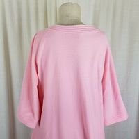 Vanity Fair Midi House Dress Robe Womens M Vintage Mid Century 60s  3/4 Sleeves