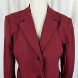 Vintage LL Bean Lambswool Equestrian Riding Country Jacket Blazer Womens 4 80s