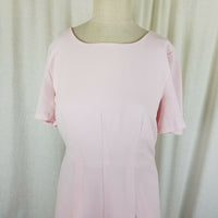 Ann Taylor Factory Fit & Flare Pale Pink Chiffon Twirl Dress Womens 4 NWT $110