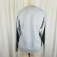 Oxford University Authentic Crewneck Sweatshirt Pullover Mens M Gray Jersey Knit