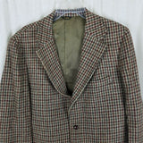 Vintage HARRIS Bartleigh Tweed Blazer Brown Check Wool Sport Coat Jacket Mens 42