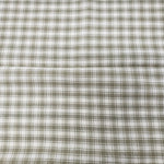 Woven Brown Gingham Plaid Checked Fabric 0.5 Yards 46.5 x 18.5 Inches Half Yard