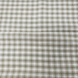 Woven Brown Gingham Plaid Checked Fabric 0.5 Yards 46.5 x 18.5 Inches Half Yard