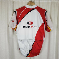 CAPOforma Cycling Jersey Made in Italy Mens XL Full Zip Short Sleeve Lightweight