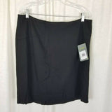 Lysse Perfect High Waist Skirt Plus Size Womens 1X Black Tailored Pencil Pull On