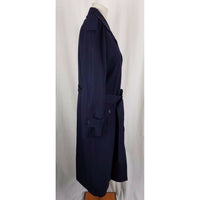 Delta Airline Vintage Flight Attendant Trench Coat Removable Lining Womens S M