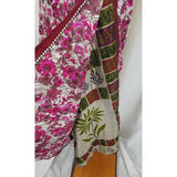 Mexicali Blues Layered Wrap Long Maxi Hippie Boho Silk Skirt Womens L XL Floral