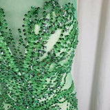 Dave & Johnny Beaded Jeweled Long Maxi Prom Pageant Formal Dress Womens 9 10