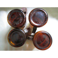 Wooden "The Pub" House Set Mid Century 70s Glass Wood Beer Steins Mugs Glasses