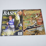 Bassin Buckmasters Gunhunter Magazines Advertisements Fishing Hunting 2010 2012