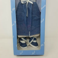 My Mommy Doll Denim Outfits 16" Blonde Modest Military Wife Jeans Dress Sounds