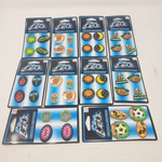 Vintage Cool Gear Rubber Buttons Lot Sports Sun Stars Flowers Bug 1999 Westwater