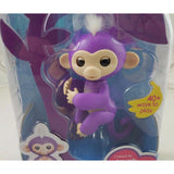 Fingerlings Baby Interactive Monkey Mia Purple 40 Sounds Finger Toy Fingertips