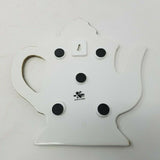GRAPES Ceramic Trivet Reverse For Wall Plaque Tea Pot Grapevine Hand Painted NIB