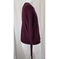 Penguin by Munsingwear Knit Sweater Pullover Crewneck Mens L Maroon Waffle Check