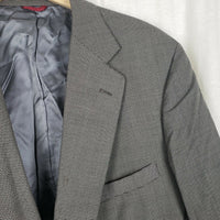 Jos. A. Banks Executive Collection Houndstooth Blazer Jacket Sportcoat Mens 46