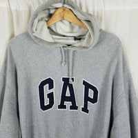 Vintage 90’s GAP Spell Out Hoodie Kanye Yeezy Pullover Sweatshirt Mens L Korea