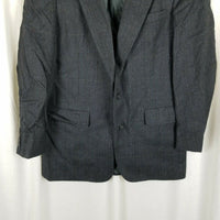 Hart Schaffner & Marx Herringbone Striped Wool Sportcoat Jacket Blazer Mens 42R