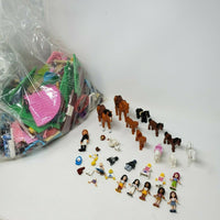 Lego Friends Stable Minifigures Horses Pink Bricks Parts Sets Bulk Lot 6lb 3189