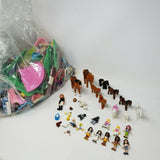 Lego Friends Stable Minifigures Horses Pink Bricks Parts Sets Bulk Lot 6lb 3189
