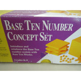 Base Ten 10 Number Concept Set Ideal School Supply Math Manipulative Grades K-9