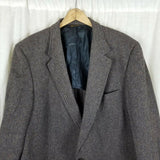 Vintage Kingsridge Diagonal Stripe Wool Tweed Blazer Sport Coat Jacket Mens 40R