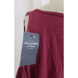 Abercrombie & Fitch Off Cold Shoulder Jersey Knit Top Tunic Shirt Womens XS