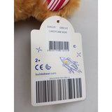 NWT BUILD A BEAR Peppermint Paws Candy Cane Bear Stuffed Full Size Plush Brown