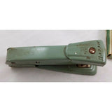 Vintage ARROW STAPLER & S-25 2400 Staples Genuine No 25 Avocado Green 1960's