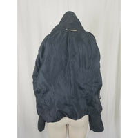 Mod'Land Paris Double Breasted Belted Fitted Cropped Jacket Womens M Circles