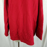 Carraig Donn Ireland Open Front Boiled Wool Swing Wrap Sweater Jacket Womens L