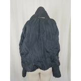 Mod'Land Paris Double Breasted Belted Fitted Cropped Jacket Womens M Circles