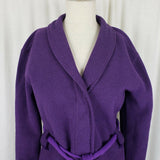 The North Face Wrap Belted Shawl Collar Jersey Knit Sweatshirt Jacket Womens M