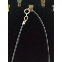 Paul Revere's Ride Pewter Silver Black Rope Bead Necklace Pendant Charm Souvenir
