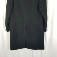 Lou Dramin Springfield Mass Fuzzy Winter Wool Peacoat Mens L Vintage Dress Coat