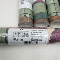 Imperial Watermelon Slices & Strawberries Print WL3112B Wallpaper Border 30 Feet