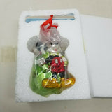 Disney Santa Claus Mickey Mouse Glass 2015 Christmas Sketchbook Ornament Sack