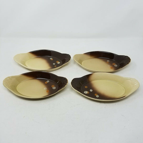 Astral Pattern Philippe Lambert De Beauce Canada Pottery China Platter Bowls 70s