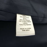 G.H. Bass Heritage Wool Double Breasted Trench Peacoat Coat Womens L Navy Blue