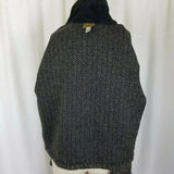 Maralyce Ferree Boutique Faux Fur Herringbone Jacket Blazer Womens S Maine USA