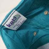 Vintage Competitive Kati Sportcap Strapback Baseball Hat Mens OS Turquoise