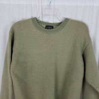 J. Crew Wool Crewneck Pullover Sweater Mens S Vintage Sage Green Hong Kong