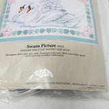 Something Special Counted Cross Stitch Kit Swans Picture 50152 Vintage NOS 1984
