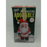 Vintage Santa's Best 10" Walking Adorable 1984 Battery Operated Christmas Santa