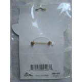 Red Hattitude Hat Society Eyeglass Holder Pin Brooch 18 kt Gold Finish with Bow